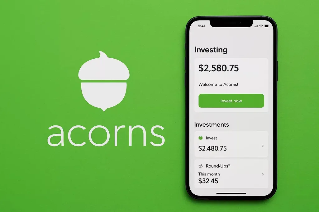 Acorns app round-up investing feature