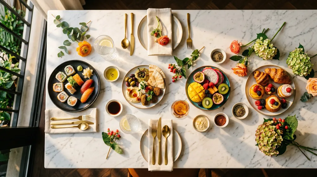 Editorial Overhead Food Photograph