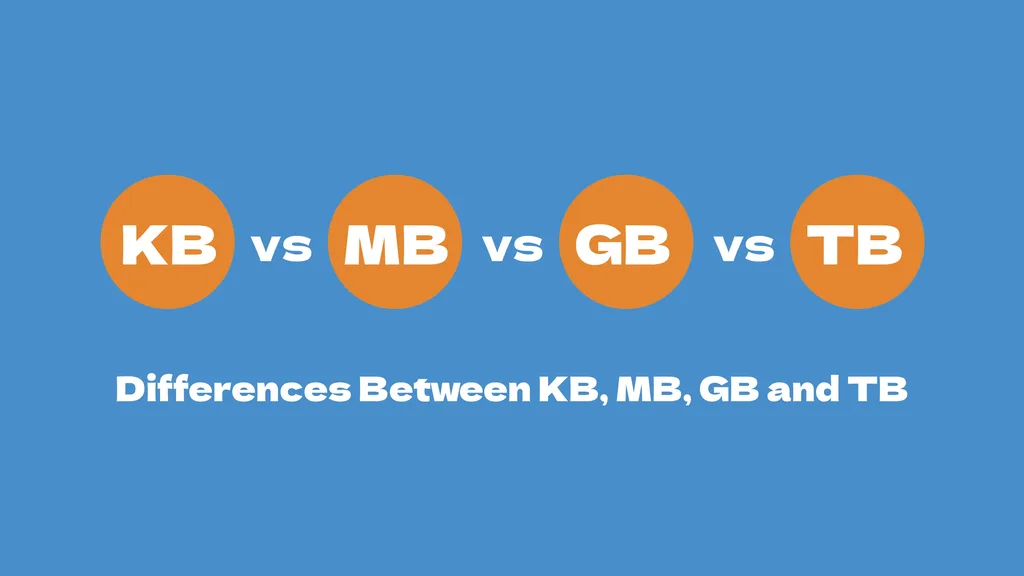 File size conversion guide KB MB GB TB explained